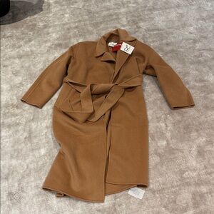 L'Academie Camel Wool Coat